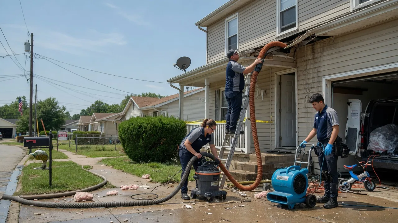 Water Damage Restoration in Little York, IL near me